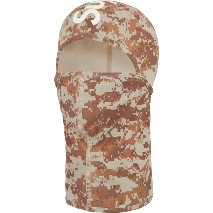 Supreme Heat Reactive Digi Camo Balaclava Tan Desert