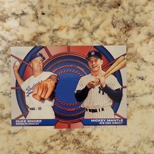 2025 Topps Series 2 - Dynamic Duos Mickey Mantle, Duke Snider #DD-13
