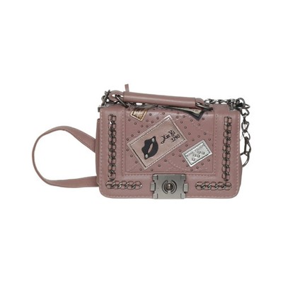 Xin Yi, Umhängetasche, Damen, Pink, Print, 19, 6, 13 cm #GDW