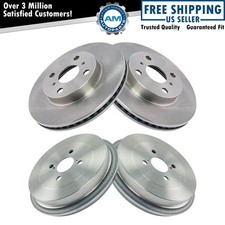 Brake Rotors Set Fits 2013 Scion iQ 2012-2019 Toyota Prius C