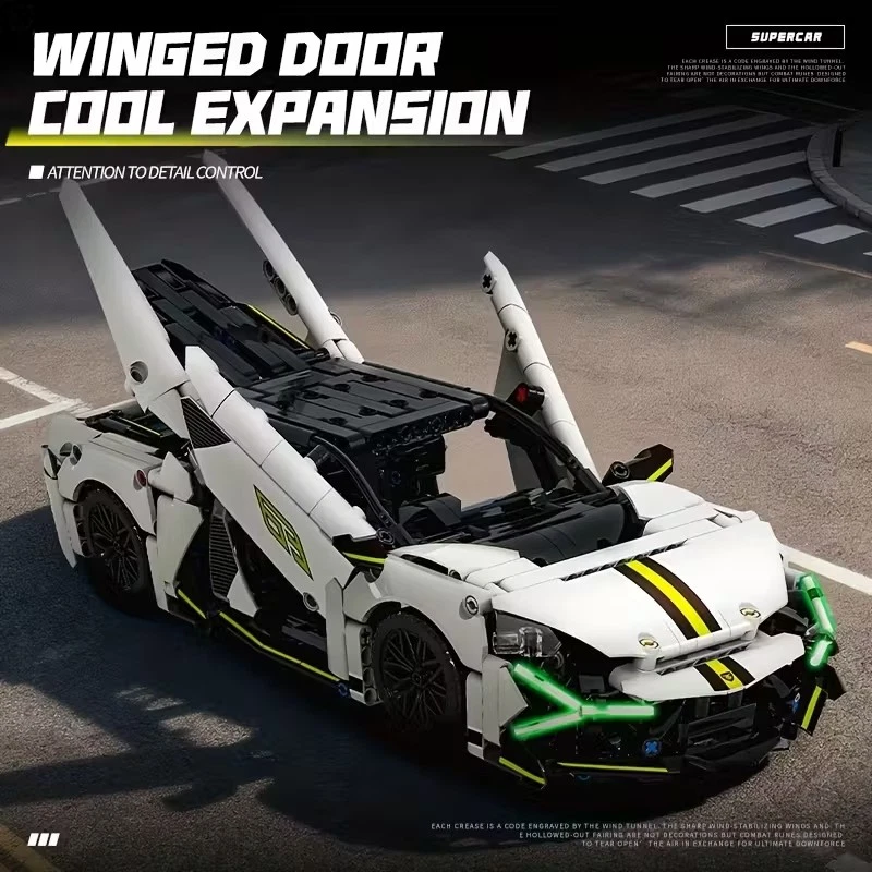 Brick Block Build Technic Car LAMBORGHINI CENTENARIO - BOXED - Image 4 of 4