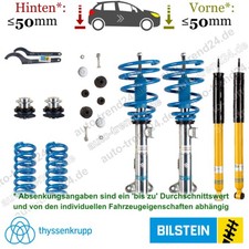 Bilstein B14 Fahrwerk 30-50mm Tieferlegung für Mercedes-Benz CLK Cabriolet A209