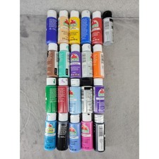 Apple Barrel Acrylic Paint Set 21 Colors Matte Quick Drying Craft Art 2 oz