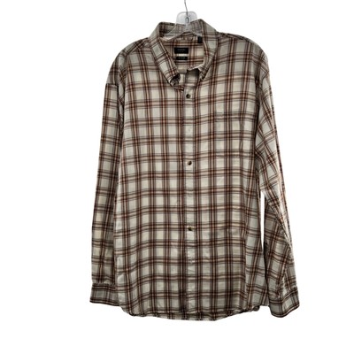 Arrow Men's Plaid Button Up Shirt Long Sleeve Multicolor Size XL 17-17 1/2