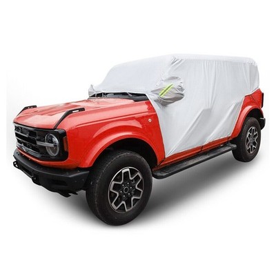 Half Car Body Sun shade Waterproof Cover Fit For Ford Bronco 4-Door 2021-22 -