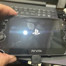 Sony PlayStation PS Vita PCH-1001 Handheld Console w/ Power Supp game and 4gb