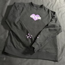 Olivia Rodrigo GUTS Official Tour Sweatshirt Small Black Purple Music Concert