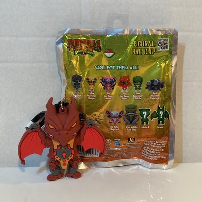 Red Rodan Kaiju Zord EXCLUSIVE B SECRET Godzilla Power Rangers Figural Bag Clip