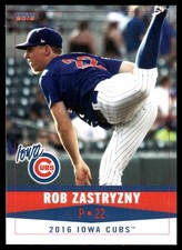 2016 Rob Zastryzny Choice Minor league Rookie Card Iowa Cubs