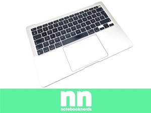 MacBook Air 13" 2020 A2337 Topcase Tastatur Akku AZERTY Französisch Silber 2020
