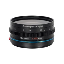 SIRUI 1.25x T2.9 anamorphic adapter, front single focus, 82mm filter diameter