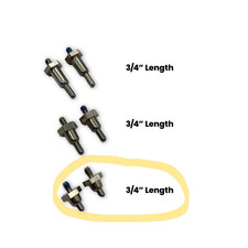 SHORT Gentle spring tip contact posts for Invisible dog fence receiver collars