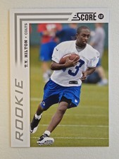 2012 Score - Rookie T.Y. Hilton #378 No Helmet (RC)