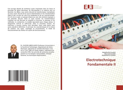 Abdelhafid Guediri (u. a.) | Electrotechnique Fondamentale II | Taschenbuch