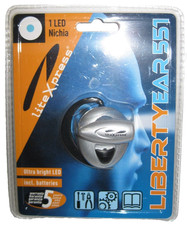 LED Lamp with Ear Clip, 1 LED, NEW, Original Packaging No. 93