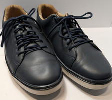 Johnston and Murphy Navy Blue Spikeless Golf Shoes Tru Foam Waterproof