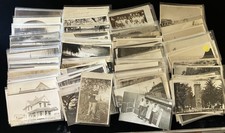 200 RPPC Real Photo Postcard BULK LOT People Locations Buildings Scenic