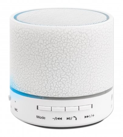 Manhattan Led Bluetooth Speaker Multicoloured 5 Hour Playback Time Range 10M Mic