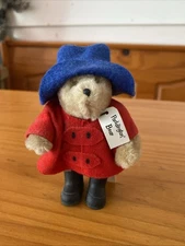 Paddington Bear Jointed Miniature 5" Plush Eden Toys 1987 w/ Hat & Boots