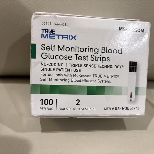 TRUE METRIX Self-Monitoring Blood Glucose Test Strips, 100 Count