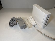 Nintendo Wii Console Gaming System RVL-001 - White W/ Power Cord And Controller