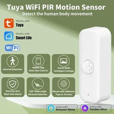 Tuya WiFi PIR Motion Sensor Smart Home IR Security Alarm UK