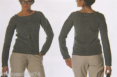 Pull Femme Kanabeach Biologik - Taille 38, Couleur Gris, Miroir, Neuf Avec étiquettes (valeur 99€)