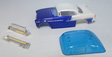 "NEW" T-DASH 50'S COUPE BLUE/WHITE TWO TONE T JET BODY BLUE WINDSHIELD 