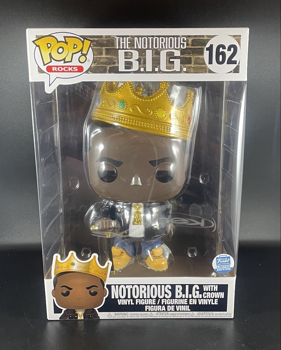 Notorious Big 10 Inch Jumbo Funko Shop Exclusive Funko Pop Rocks #162 Notorious Big 10 Inch Jumbo Funko Shop Exclusive Funko Pop Rocks #162