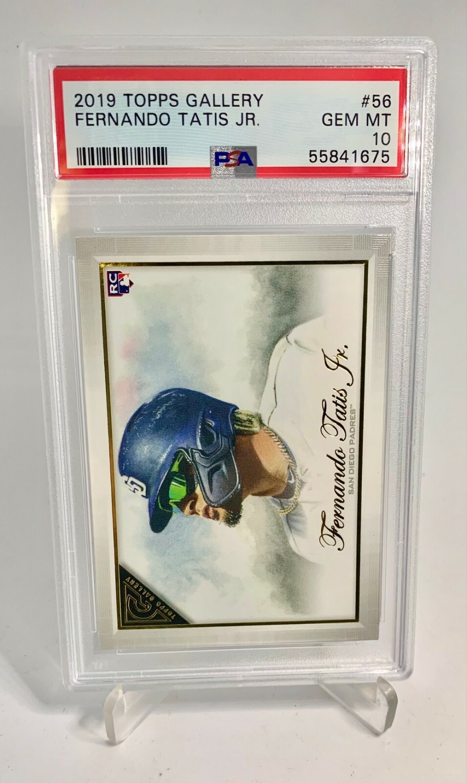 🔥 2019 Topps Gallery #56 Fernando Tatis Jr. PSA 10 GEM MT Rookie Invest Now! 🔥