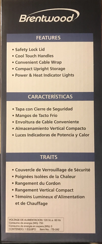 Waffle Maker White Non-Stick Cooking Surface Kitchen Gadget NEW IN BOX - Image 3 of 3