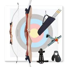 Recurvebogen Sportbogen Set 68" Ragim Wildcat mit Visier und viel Zubehör TOP