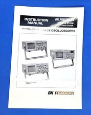 BK Precision Dual-Trace Oscilloscopes 2120B and 2125A User Manual