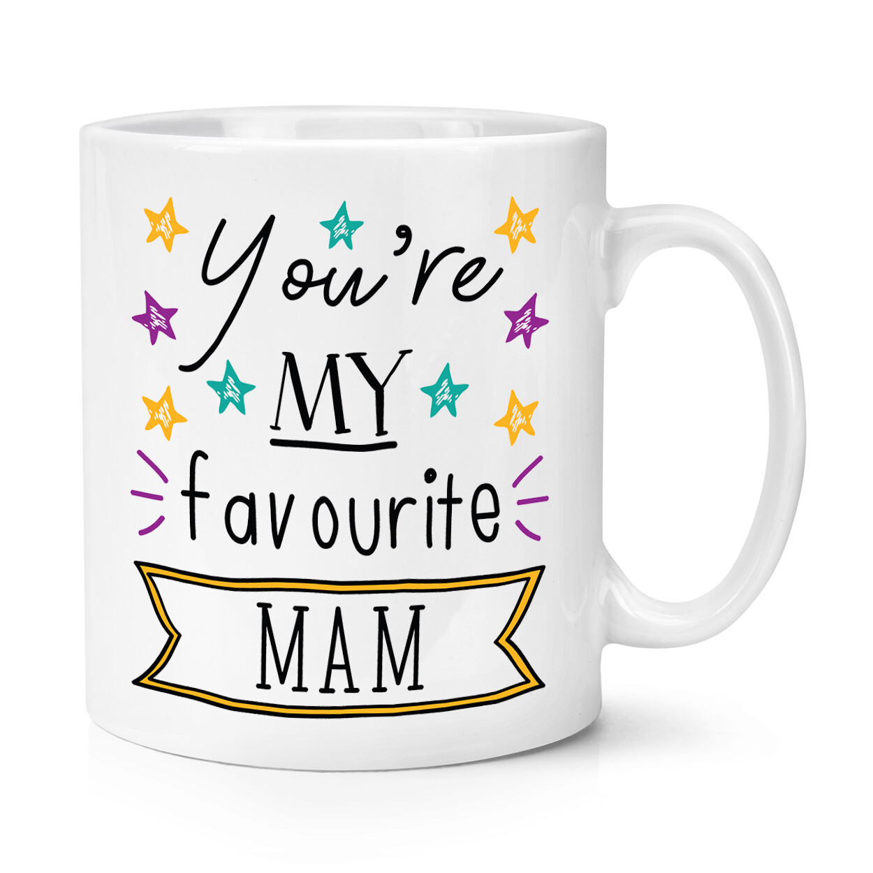 You're My Favourite Mam Stars 10oz Mug Cup Mum Mother's Day Best Birthday