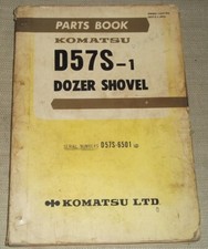 Manuel De Pièces Pour Tracteur Bulldozer KOMATSU D57S-1 Catalogue S/N 6501-À