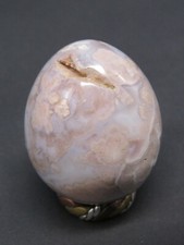 Minerały Kamień szlachetny Jajko - Jaspis kwiatowy XL - DEKORACJA Jajka Jajko wielkanocne - NOWE!!