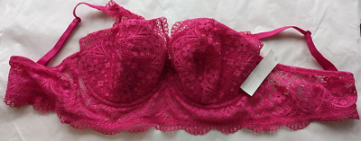 Size 42B | Pretty Secrets Hot Pink Underwired Padded Bra | PS924