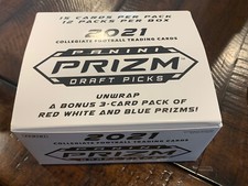 2021 NFL Football Panini Prizm Draft Picks Multipack - Box of 12 Packs
