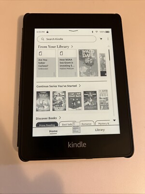 Amazon Kindle Paperwhite 10th Generation 32GB Wi-Fi eBook Reader Black