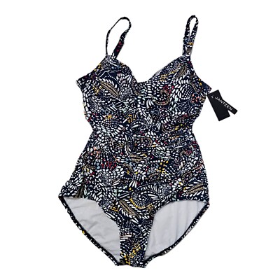 JANTZEN JZ24533M AZURE Swimsuit Size 14