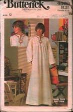 4560 Vintage Butterick SEWING Pattern Misses Caftan Casual Loungewear OOP Sew 12