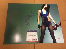 Juliette Lewis autographed auto 11X14 photo Leaf Pop Century The Licks