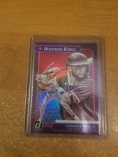 2021 PANINI DONRUSS BASEBALL RED HOLO DIAMOND KINGS #27 FERNANDO TATIS JR. NM/M