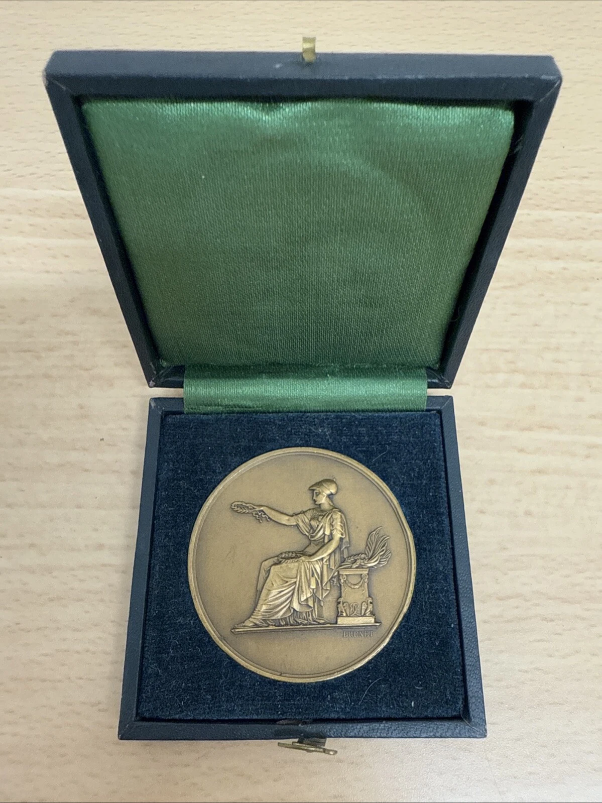 Médaille La Chambre Syndicale D’acétylène Est Soudure Autogène En Bronze