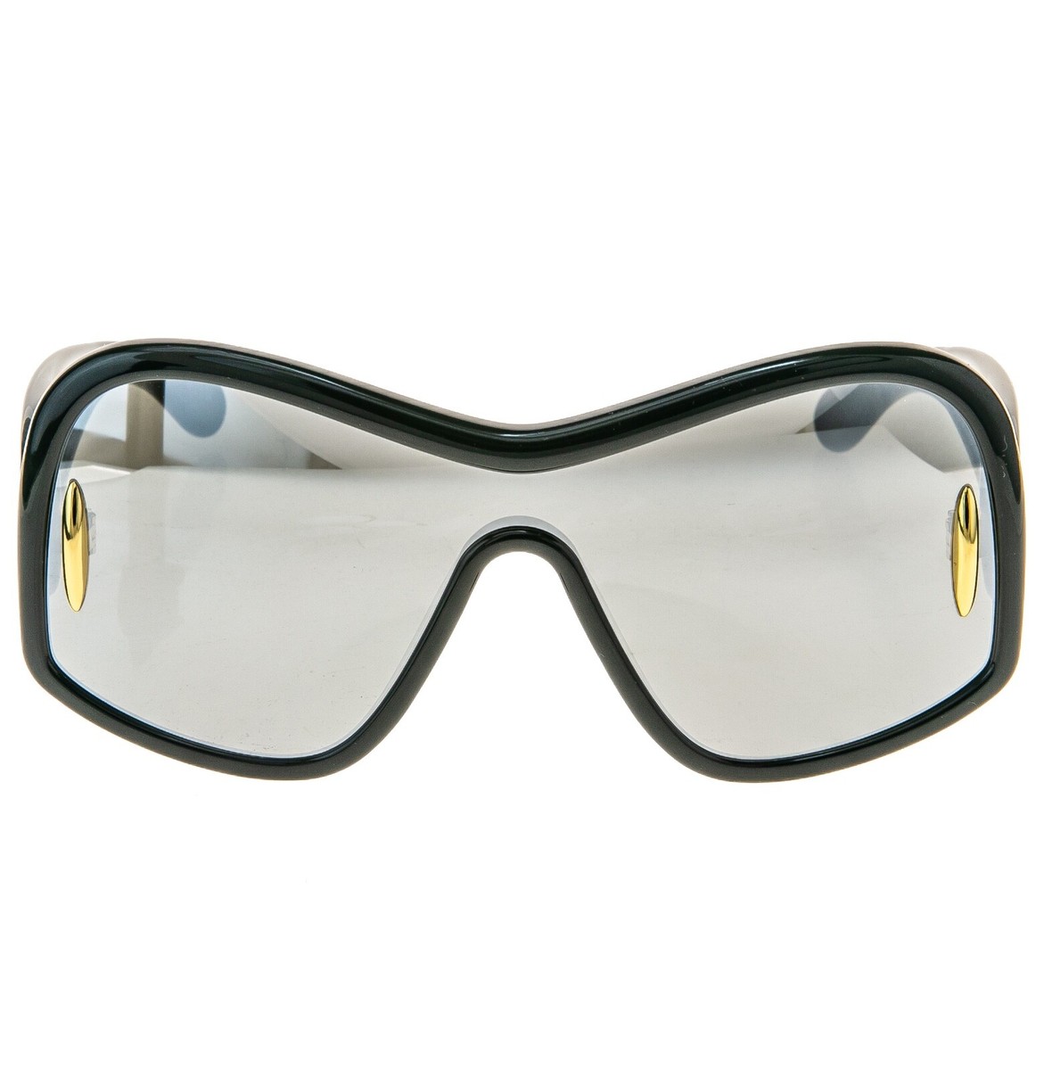 LOEWE WAVE ANAGRAM Mask LW40131I Black Silver Mirror 40131  display picture 1