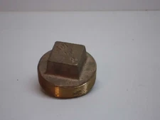 2" Smith Cooper International SCI Red Brass Raised Plug FREE SHIPPING