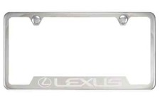 Chrome License Plate Frame For Lexus