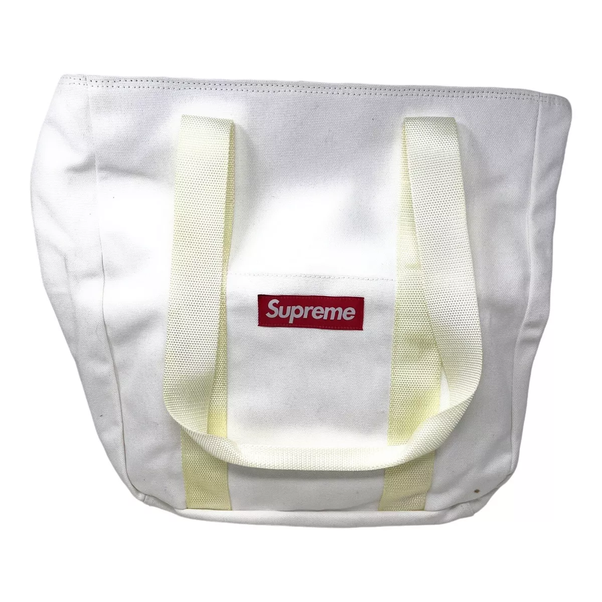 Supreme Canvas Tote Bag WHITE / Fall Winter 2020 Pre-Owned | eBay