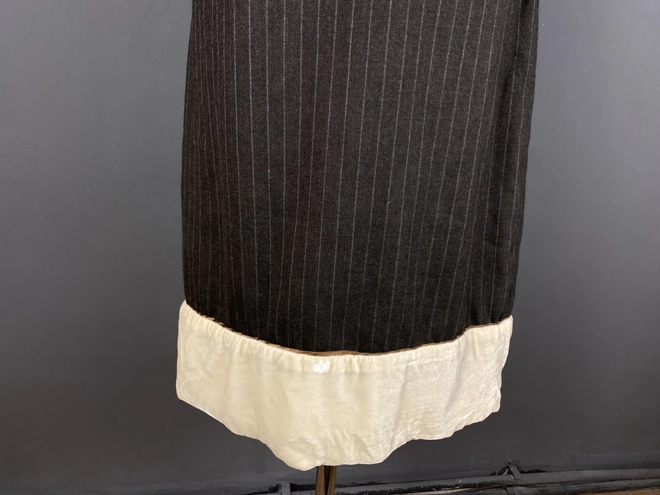 Catherine Malandrino Dress Silk Wool Sleeveless Size 4 - Image 3 of 4