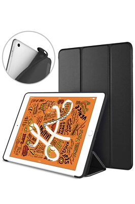 iPad Mini 5th Generation 2019 Case, Smart Cover Trifold Stand Soft Back Cover